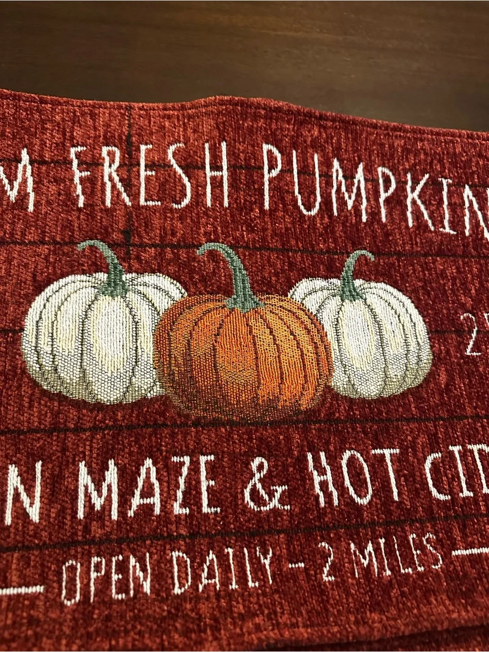 Farm Fresh Pumpkins Placemat Set